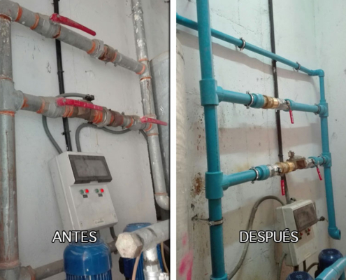 cambio de tuberias