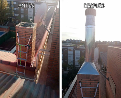 colocacion chimenea